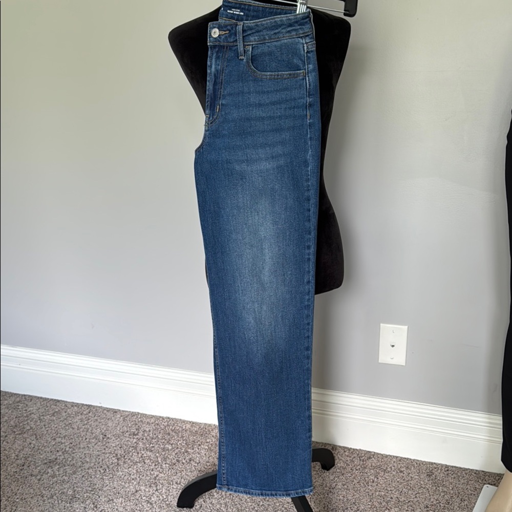 Old Navy Blue Wide Leg Jeans